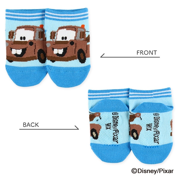 3足組ベビーローカットソックス（カーズ）