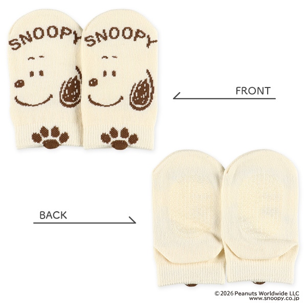 ベビーローカットソックス（スヌーピー）
