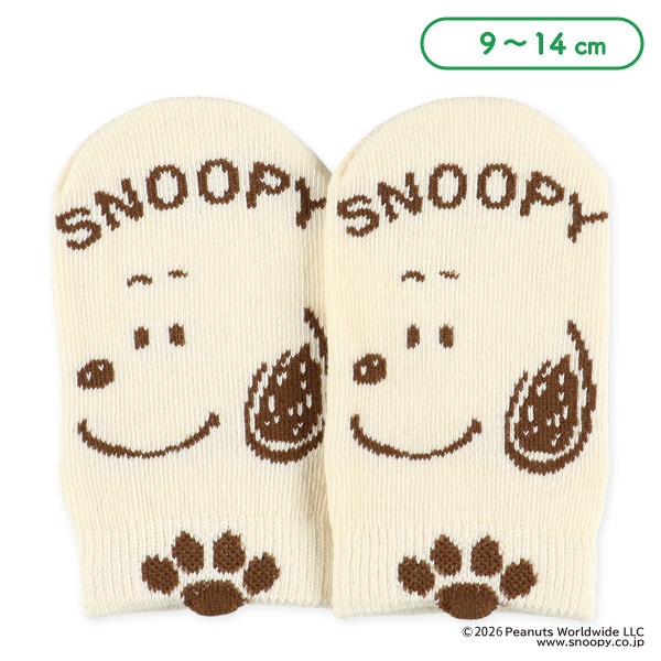 ベビーローカットソックス（スヌーピー）