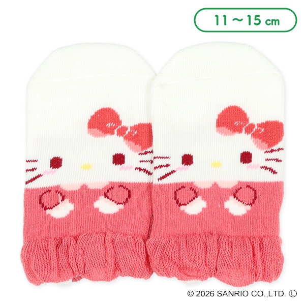 ベビーパペットローカットソックス（ハローキティ）
