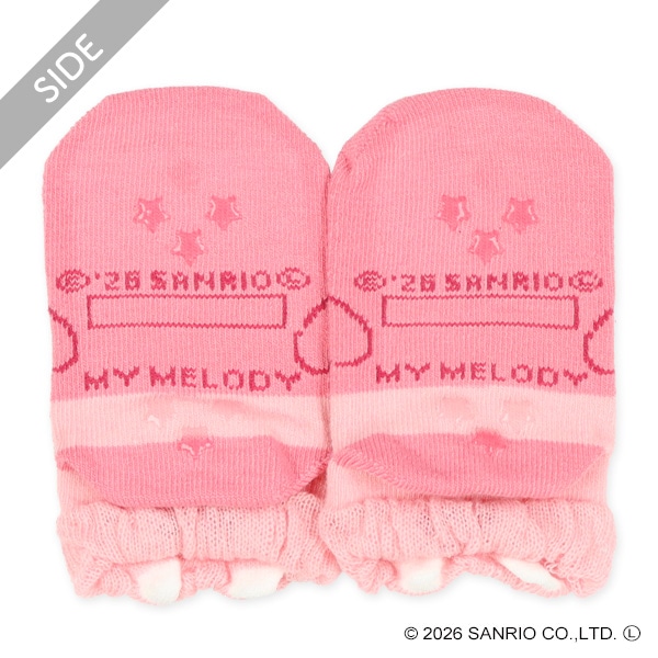 ベビーパペットローカットソックス（マイメロディ）