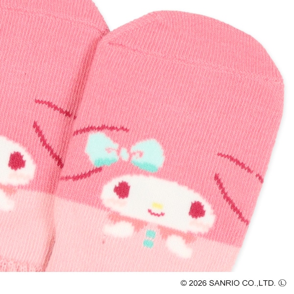 ベビーパペットローカットソックス（マイメロディ）