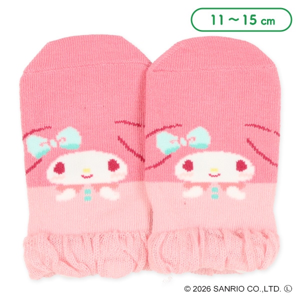 ベビーパペットローカットソックス（マイメロディ）