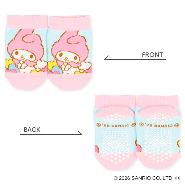 3足組ベビーローカットソックス（マイメロディ）