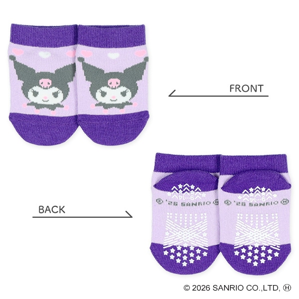 3足組ベビーローカットソックス（クロミ）