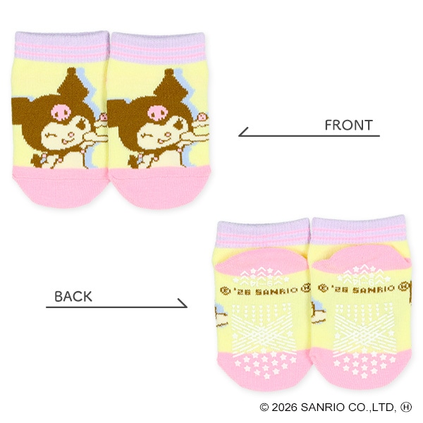 3足組ベビーローカットソックス（クロミ）