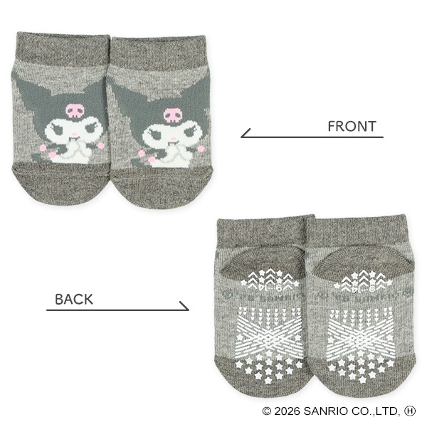 3足組ベビーローカットソックス（クロミ）