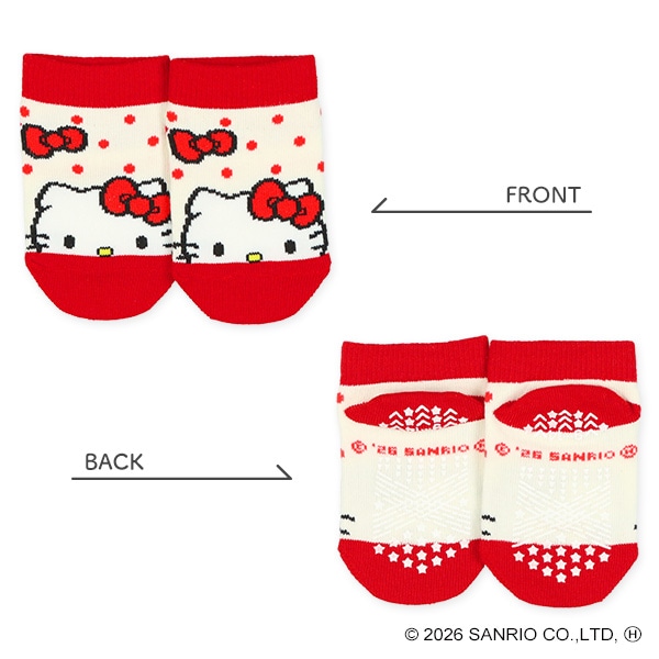 3足組ベビーローカットソックス（ハローキティ）