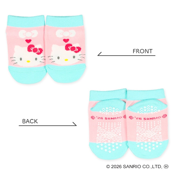 3足組ベビーローカットソックス（ハローキティ）