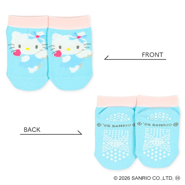 3足組ベビーローカットソックス（ハローキティ）