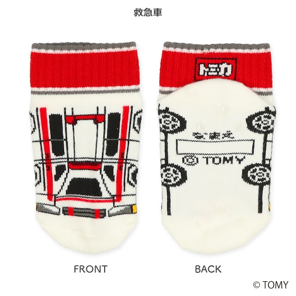 ベビーローカットソックス（トミカ）