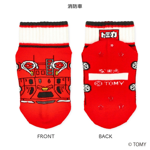 ベビーローカットソックス（トミカ）