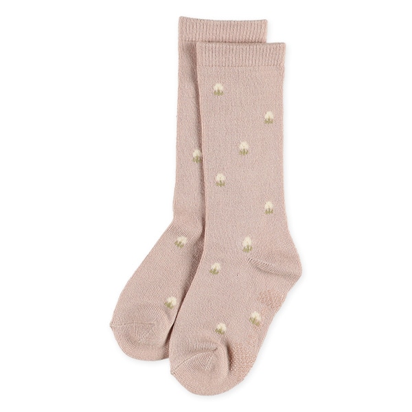 HOTWRAP）2足組ベビーハイソックス（小花）