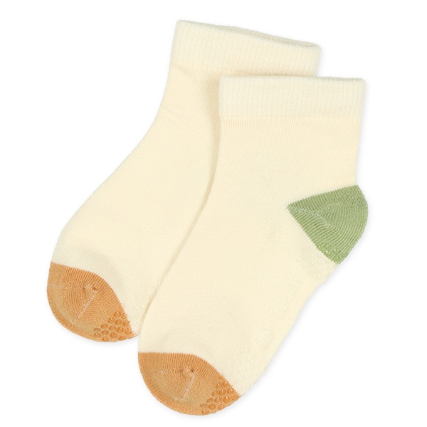 3足組ベビーアンクルソックス（カラーパレット・アイボリー）