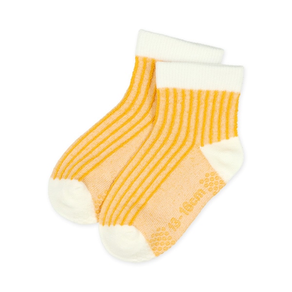 3足組ベビーアンクルソックス（カラーパレット・イエロー）