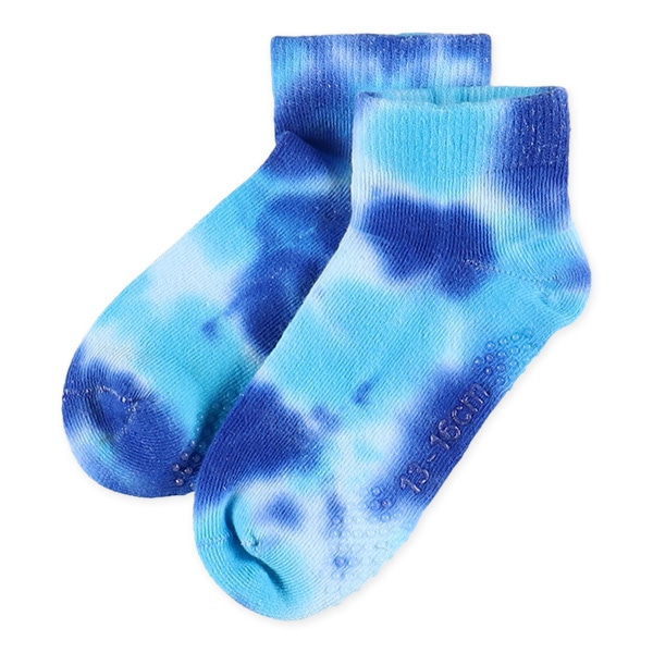 3足組ベビーローカットソックス（タイダイ染め）