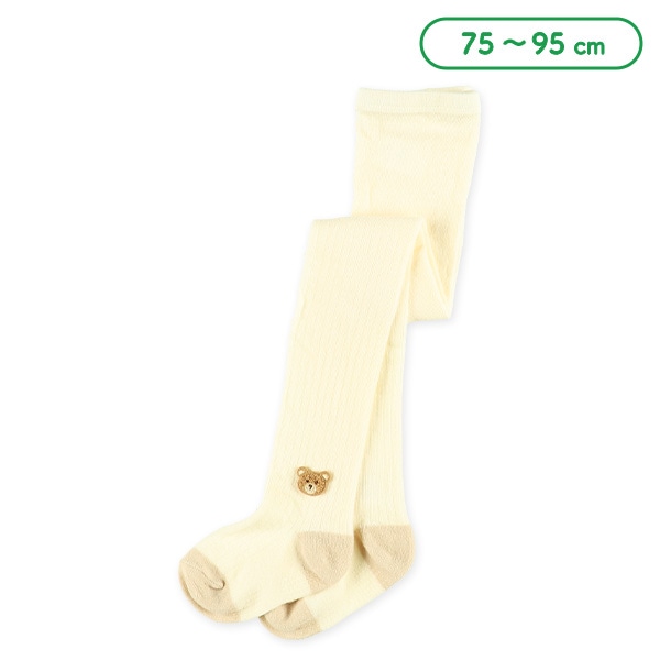 ベビータイツ（相良刺繍・くま）