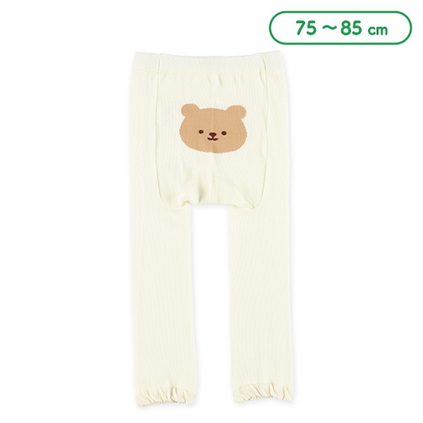 ベビー10分丈スパッツ（おしりくま）