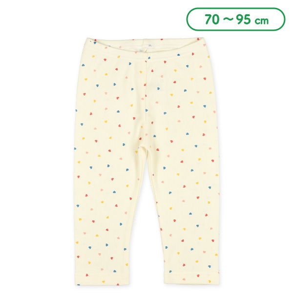 ベビー7分丈スパッツ（ハート）