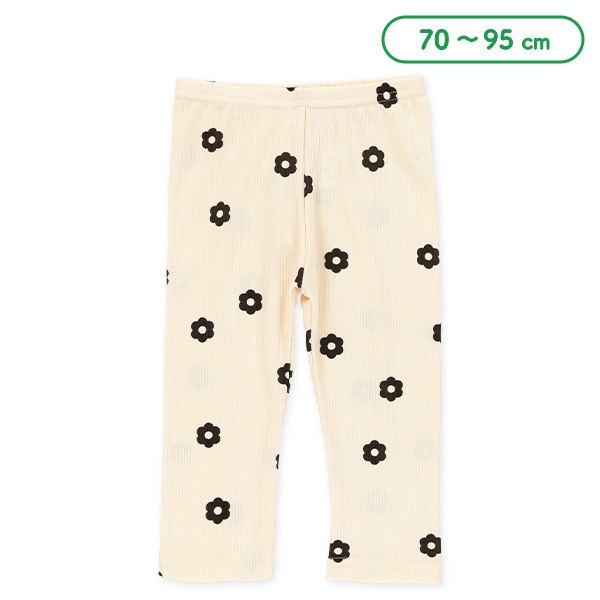 ベビー7分丈スパッツ（花柄）
