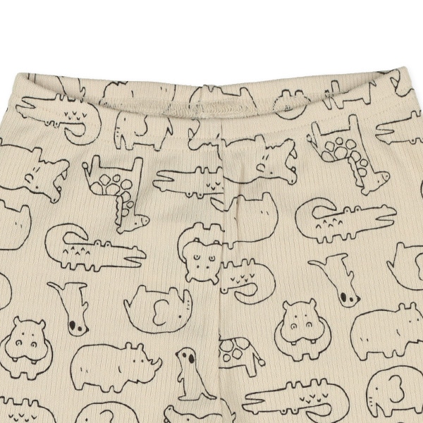 ベビー7分丈スパッツ（アニマル総柄）
