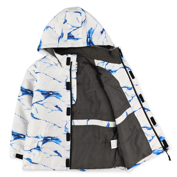 大理石柄スキーウェア