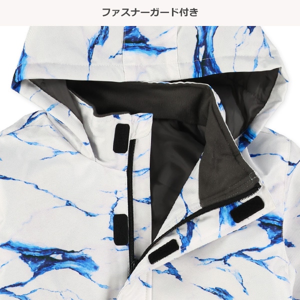 大理石柄スキーウェア