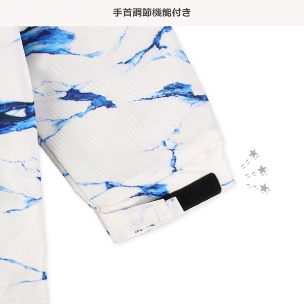 大理石柄スキーウェア