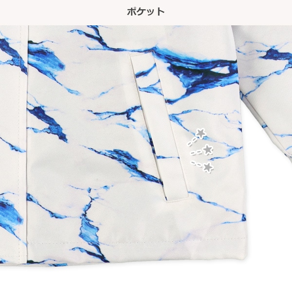 大理石柄スキーウェア