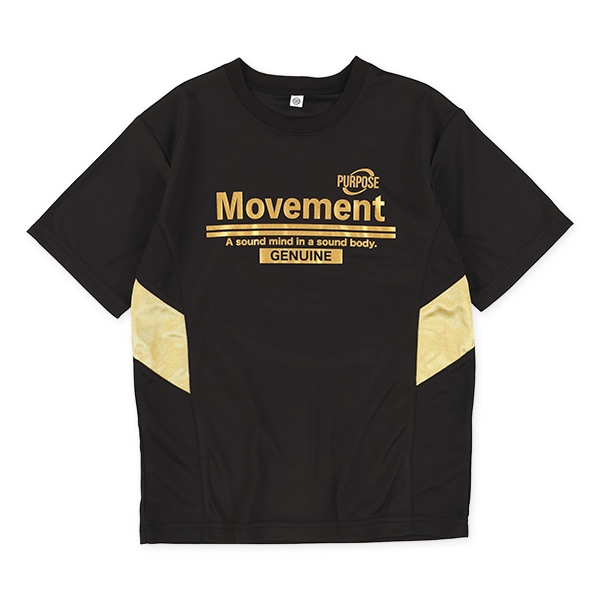 ポリエステルメッシュムーブメント切り替え半袖Ｔシャツ＆ハーフパンツセット