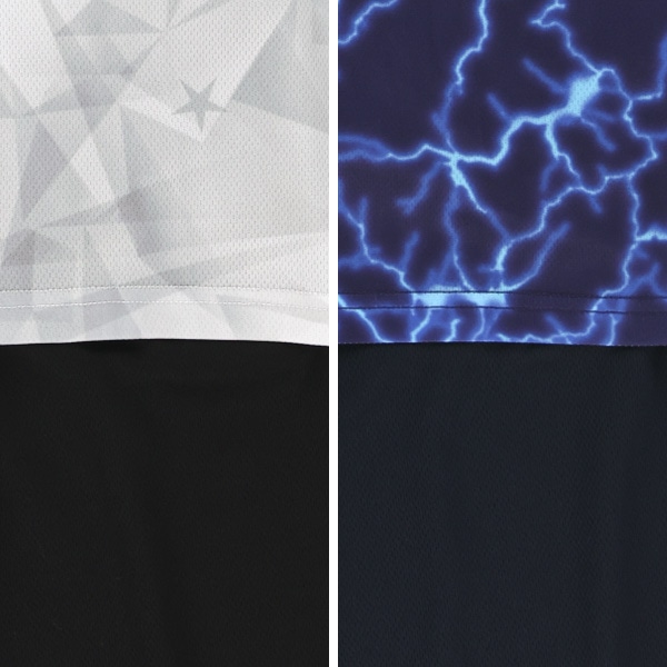 総柄ブリスター半袖Tシャツ＆ハーフパンツセット