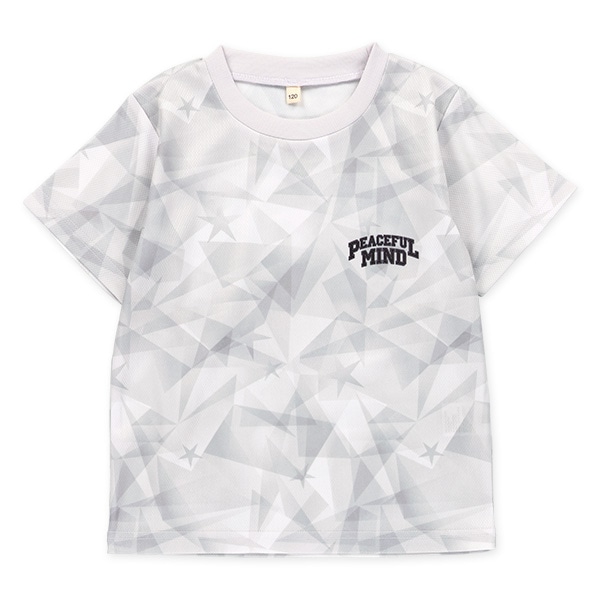 総柄ブリスター半袖Tシャツ＆ハーフパンツセット