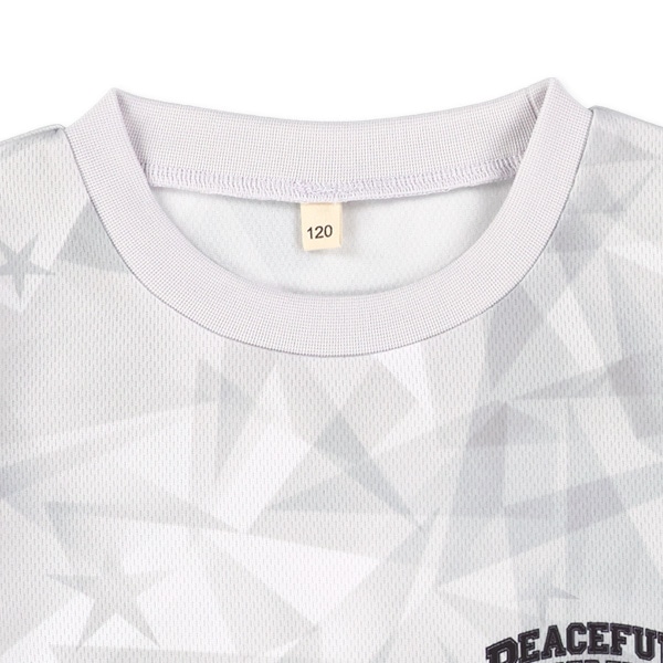 総柄ブリスター半袖Tシャツ＆ハーフパンツセット