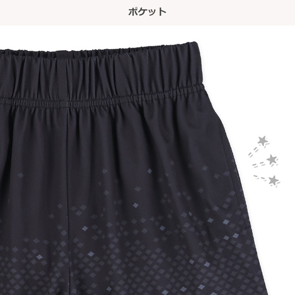 袖ラインブリスター半袖Tシャツ＆ハーフパンツセット