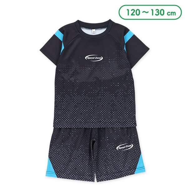 袖ラインブリスター半袖Tシャツ＆ハーフパンツセット