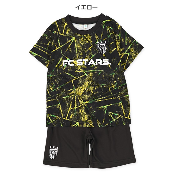 FCSTARS幾何学柄半袖Tシャツ＆ハーフパンツセット