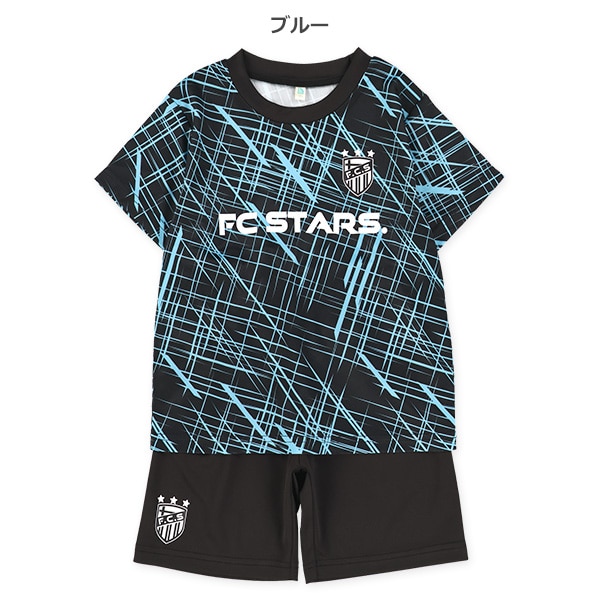 FCSTARS幾何学柄半袖Tシャツ＆ハーフパンツセット