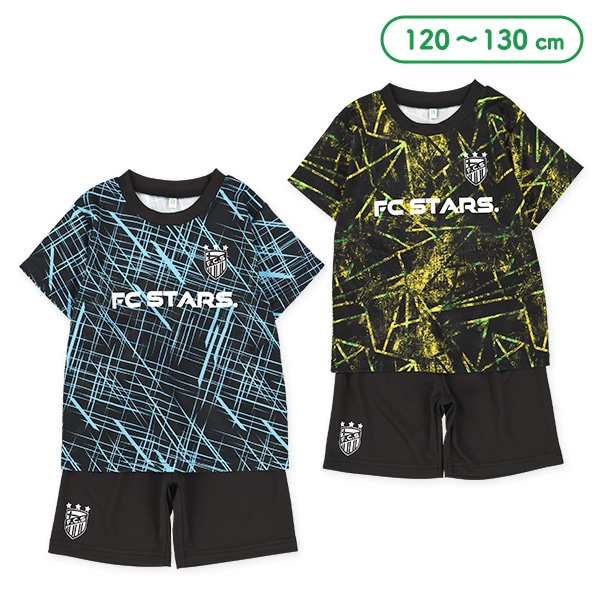 FCSTARS幾何学柄半袖Tシャツ＆ハーフパンツセット
