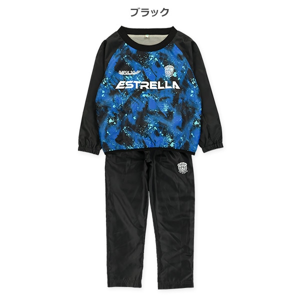 裏メッシュペイントピステトップス＆パンツセット