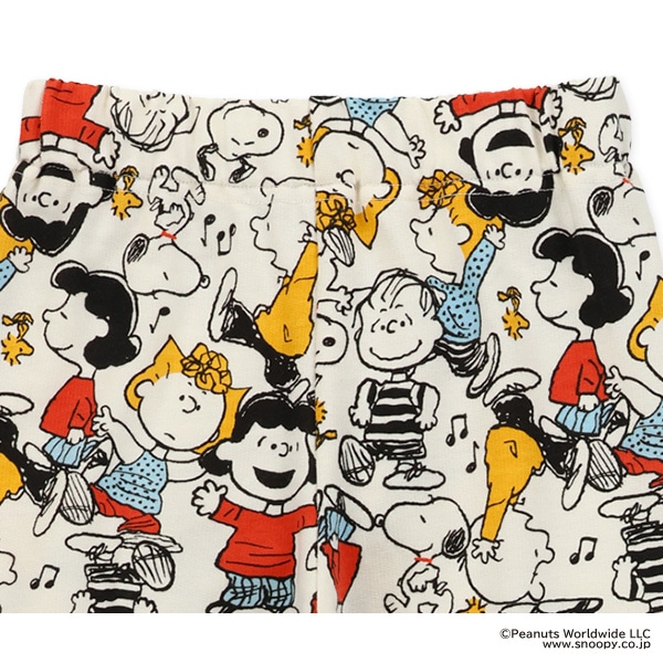 ミニ裏毛トップス&パンツセット（スヌーピー）