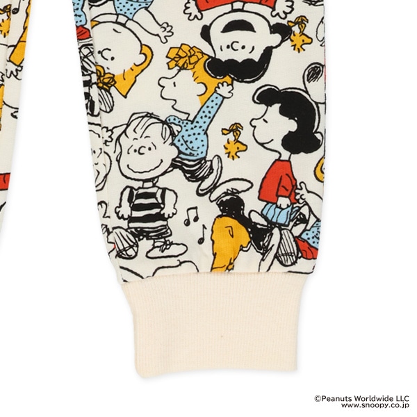 ミニ裏毛トップス&パンツセット（スヌーピー）