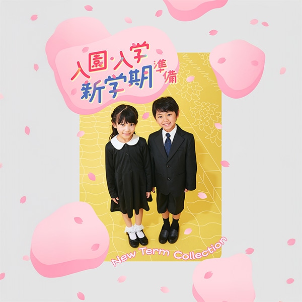 ブラックツイル2ボタンフォーマルスーツ（ドット柄ネクタイ）