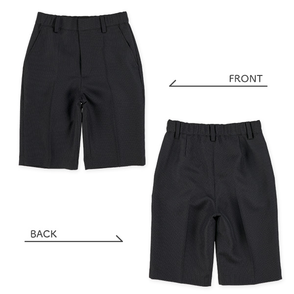 ストライプ2ボタンネクタイ・チーフ付きフォーマルスーツ