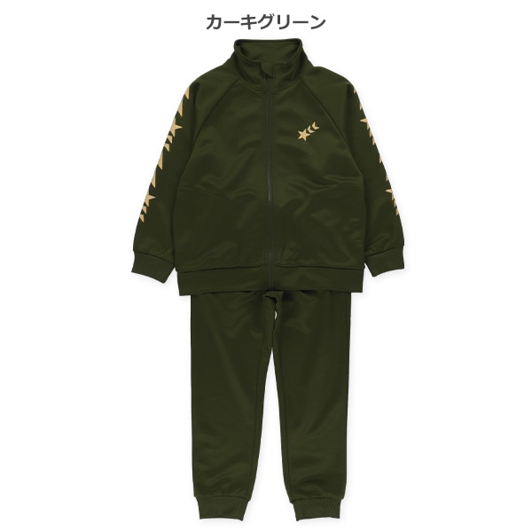 袖星柄ジャケット＆パンツセット