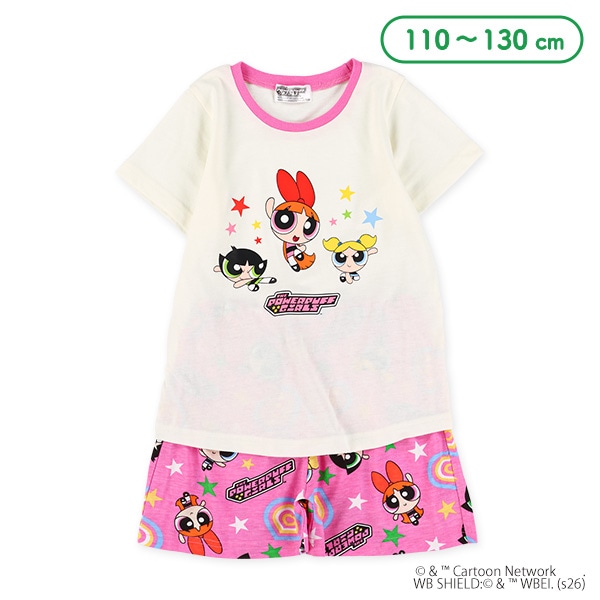 半袖Tシャツ&ボトムスセット（パワーパフガールズ）