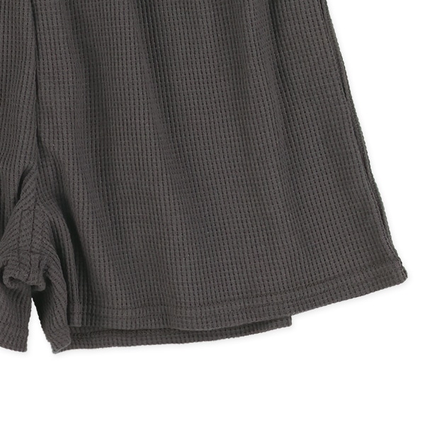 胸ロゴワッフル半袖Tシャツ&パンツセット