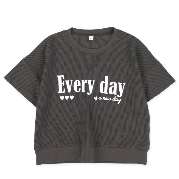 胸ロゴワッフル半袖Tシャツ&パンツセット