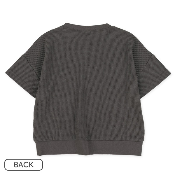 胸ロゴワッフル半袖Tシャツ&パンツセット