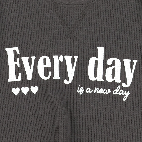 胸ロゴワッフル半袖Tシャツ&パンツセット