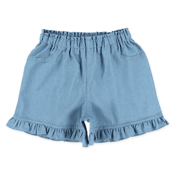 ビスチェ付き半袖Tシャツ&デニムパンツセット